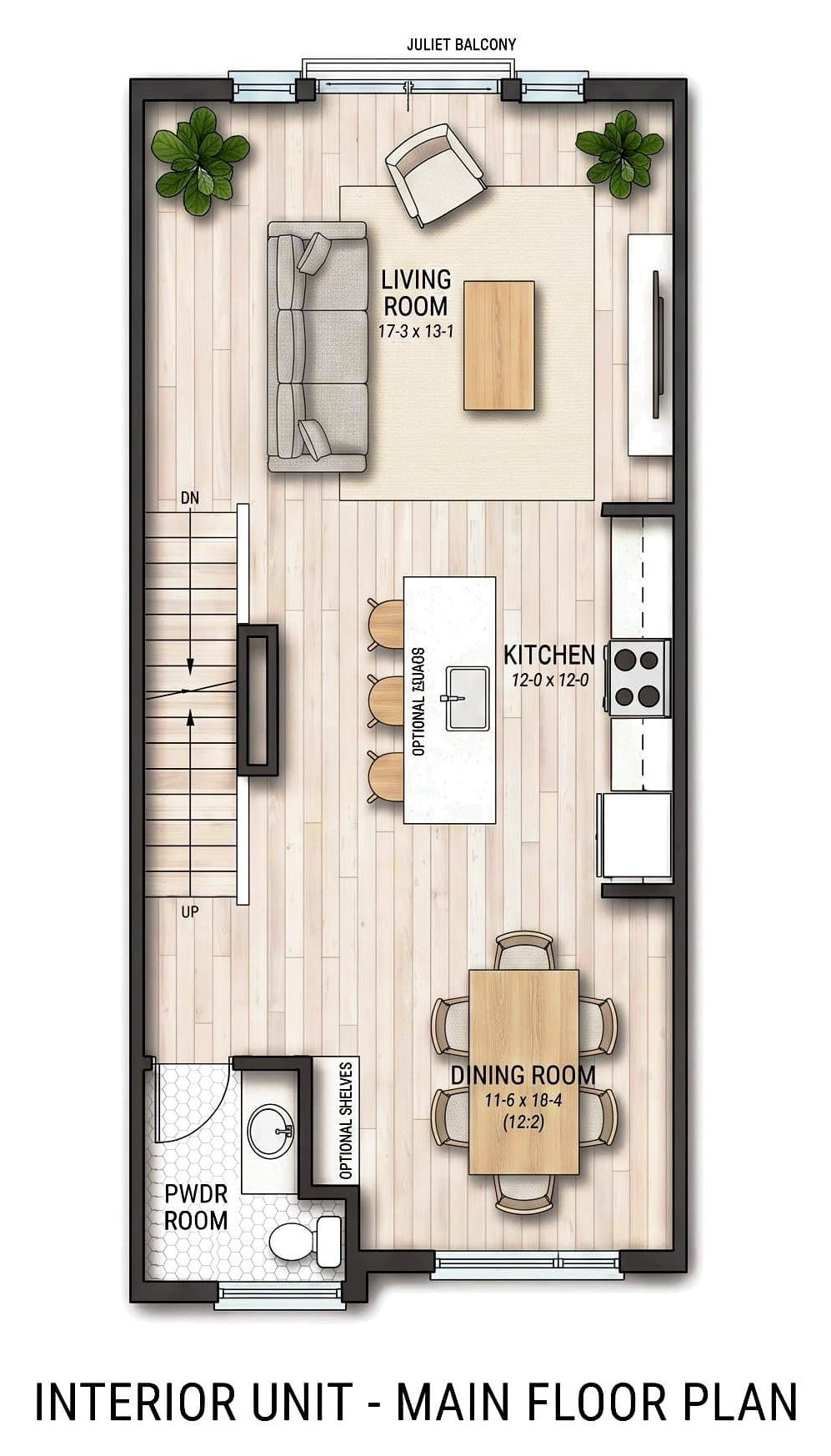 Harbourline 1 — Main Floor plan